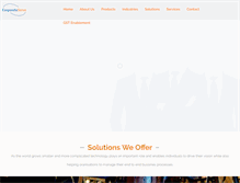 Tablet Screenshot of corporateserve.com